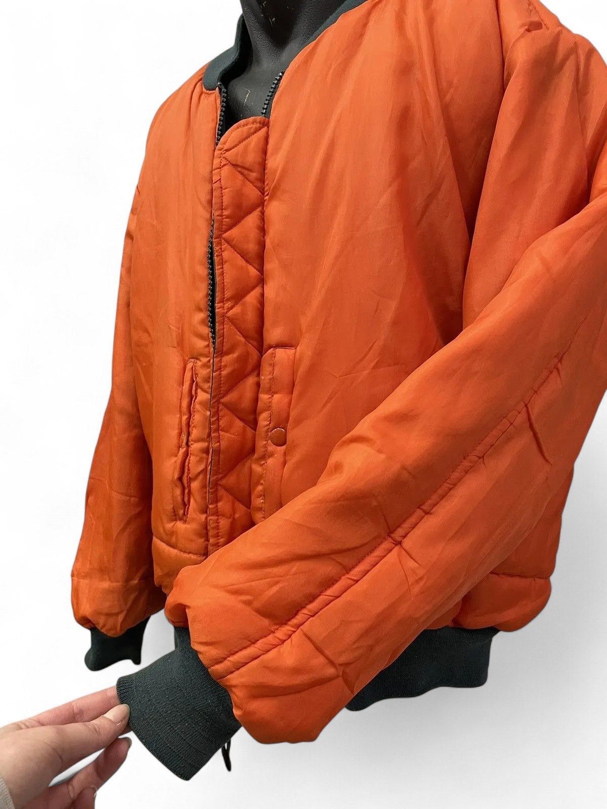 Alpha Industries Vintage Blue MA-1 Bomber Jacket Military Y2K Style Size US L / EU 52-54 / 3 - 12 Thumbnail