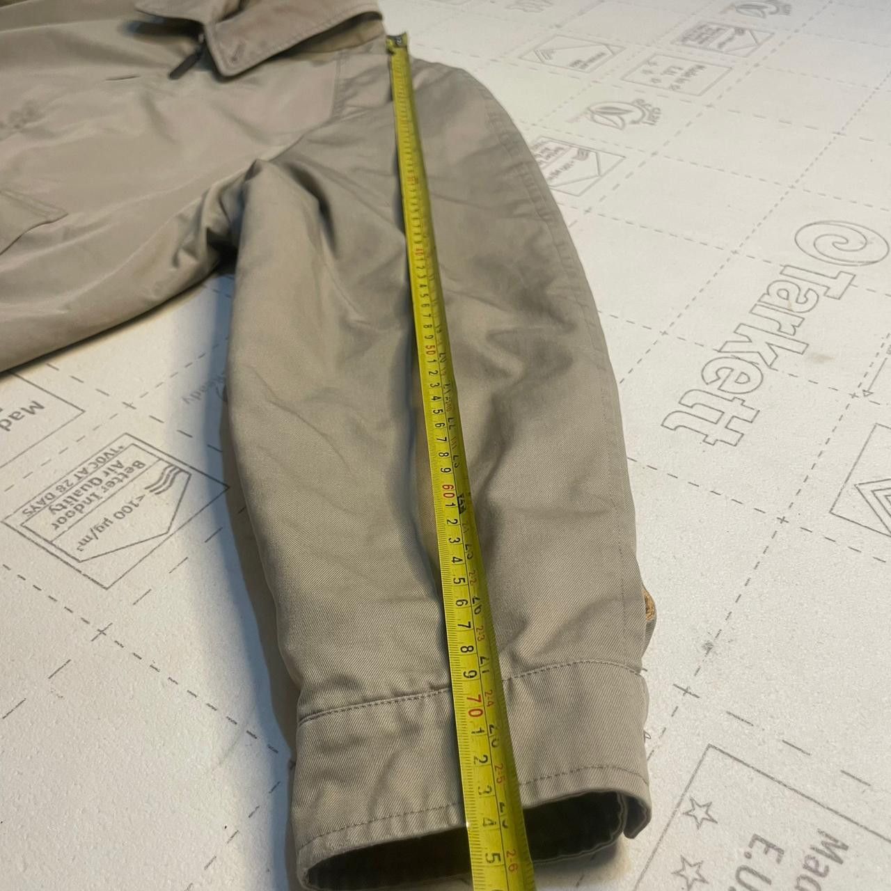 Burberry VINTEGE BURBERRY bomber jacket NOVA CHECK cotton men biege Size US M / EU 48-50 / 2 - 16 Thumbnail