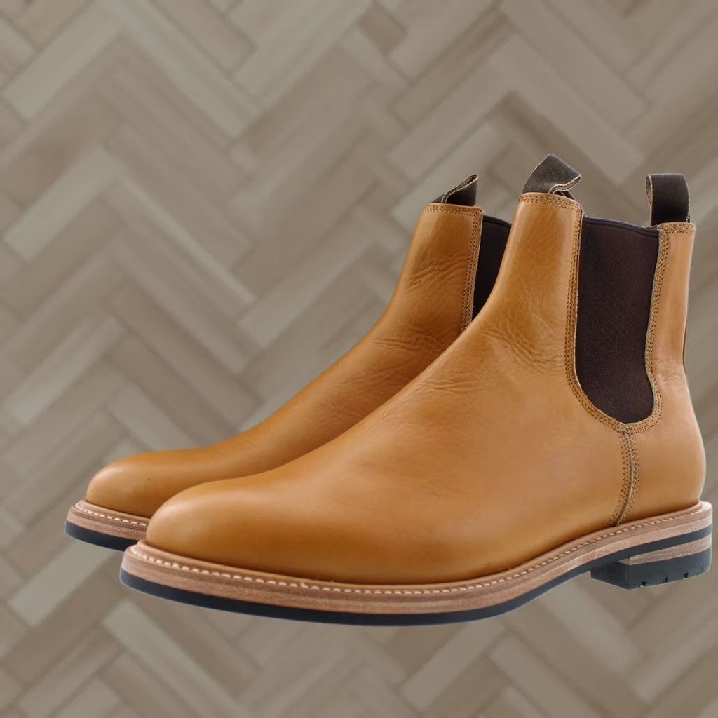 Taylor Stitch Taylor Stitch Boot Main Selling Point Saddle Tan Brown Leather Slip-On 12.5 Mens Vintage No Size US 13 / EU 46 - 1 Thumbnail