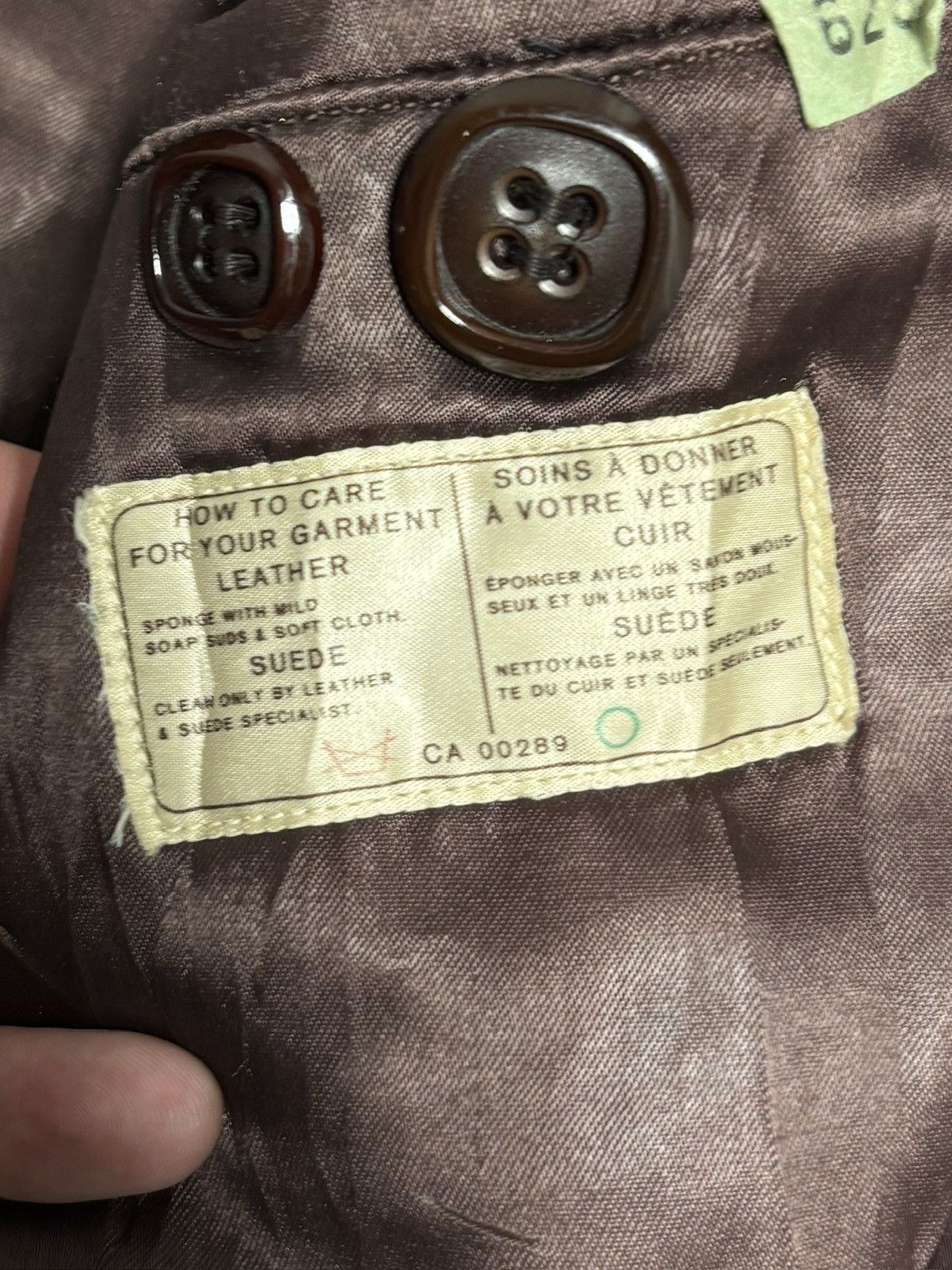 Pierre Cardin 1970s Pierre Cardin Vintage Leather Jacket Suede Trench Coat Size US S / EU 44-46 / 1 - 9 Thumbnail