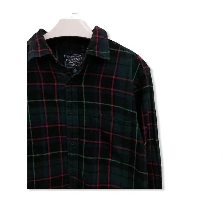Flannel × Japanese Brand Japanese Brand Uniqlo Plaid Tartan Flannel Shirt 👕 Size US M / EU 48-50 / 2 - 2 Thumbnail