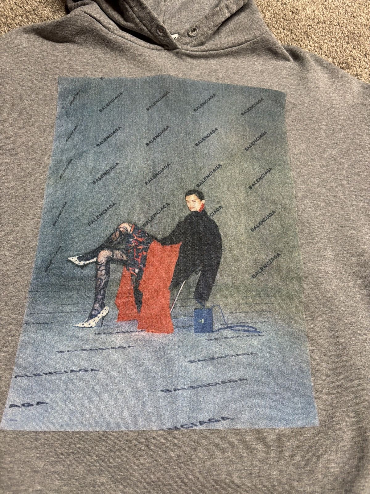 Balenciaga Balenciaga runway hoodie Size US M / EU 48-50 / 2 - 2 Thumbnail