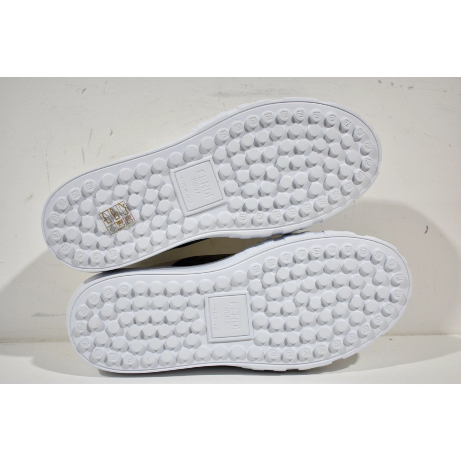 Fendi Fendi Force Brown FF Platform Low Top Trainer Sneaker 38 Size US 8 / IT 38 - 12 Thumbnail