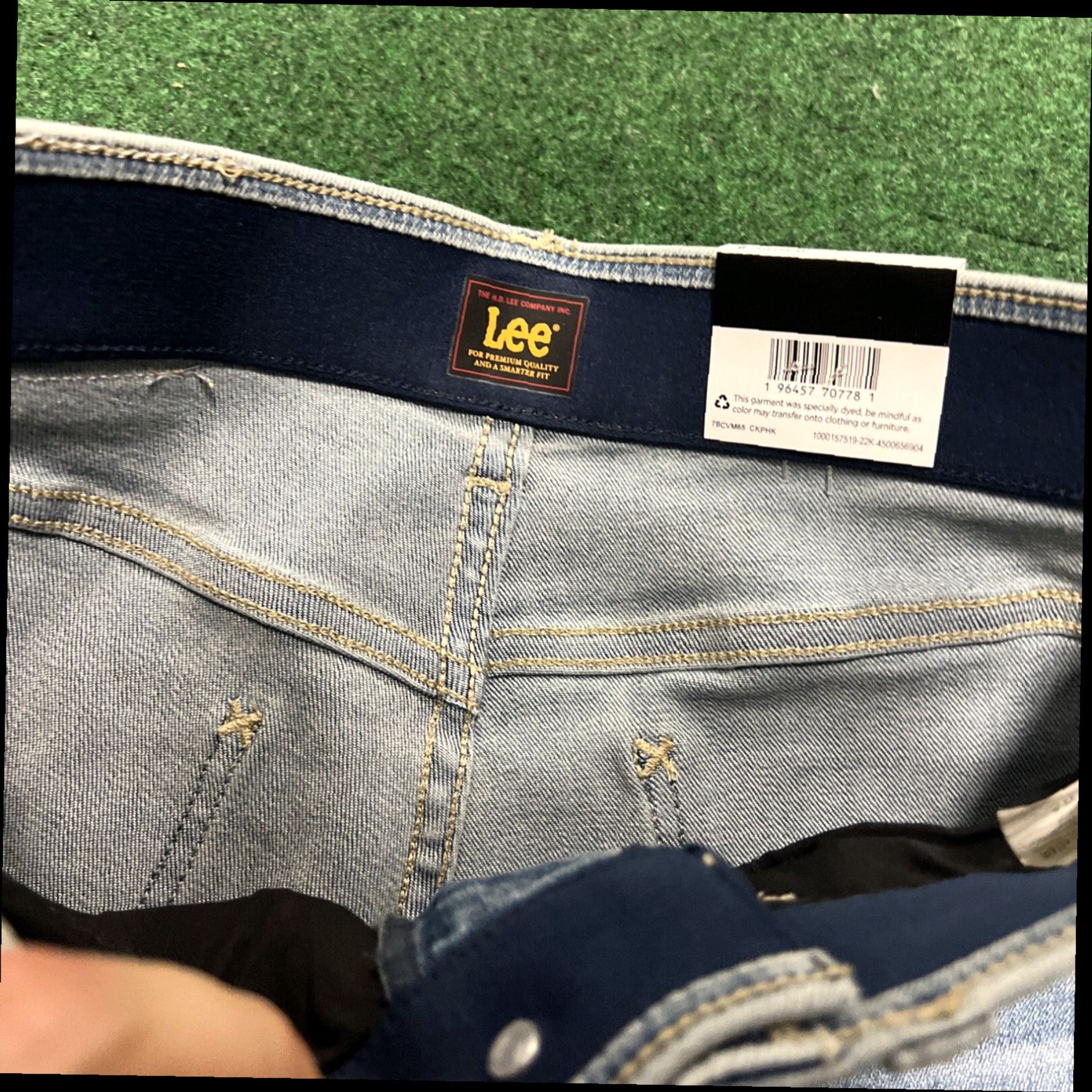 Lee NEW Lee Women Size 6 M Regular Fit Mid Rise Paradise Dream Blue Jeans Size 28" / US 6 / IT 42 - 6 Thumbnail