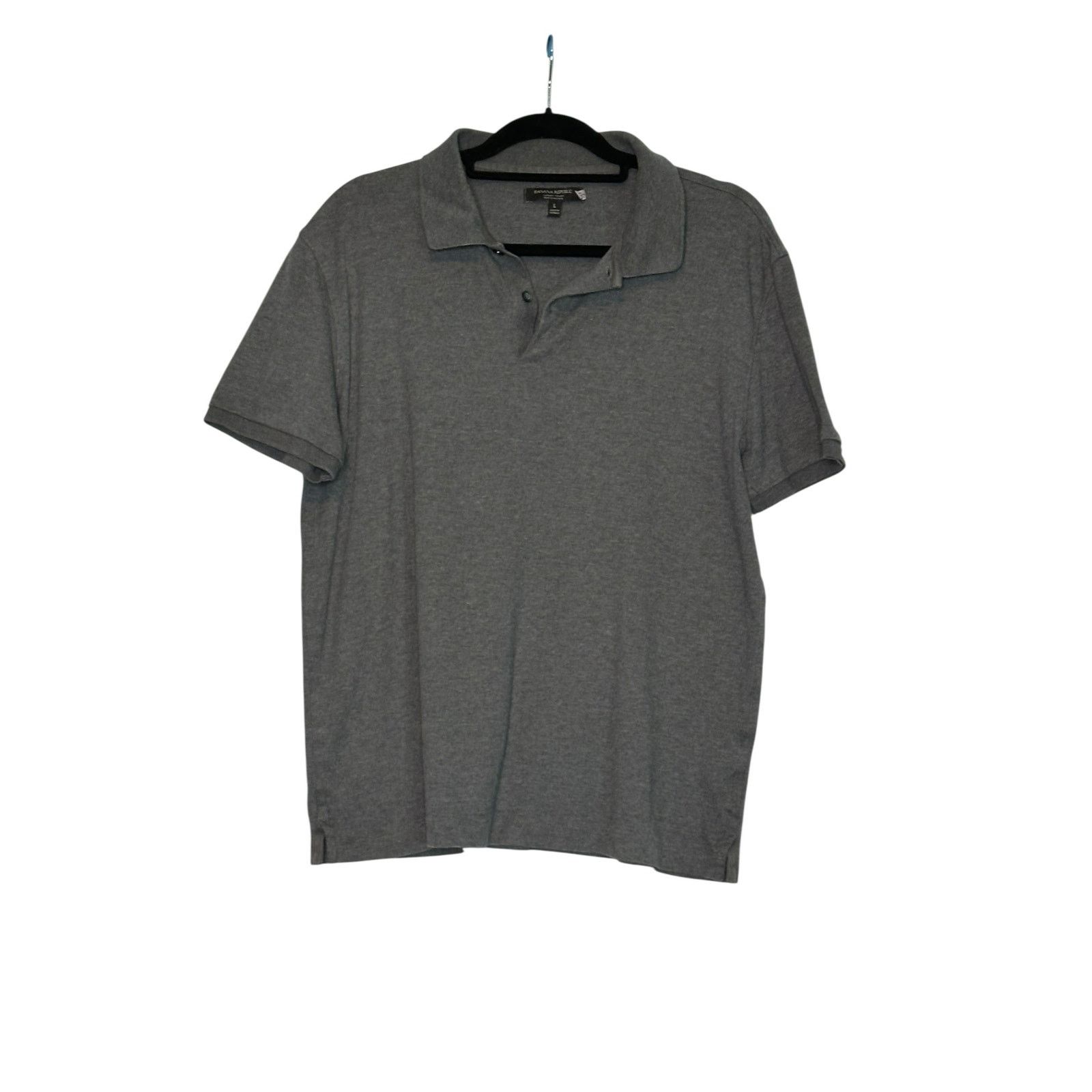 Banana Republic Banana Republic gray short sleeves polo shirt size Large Size US L / EU 52-54 / 3 - 9 Thumbnail