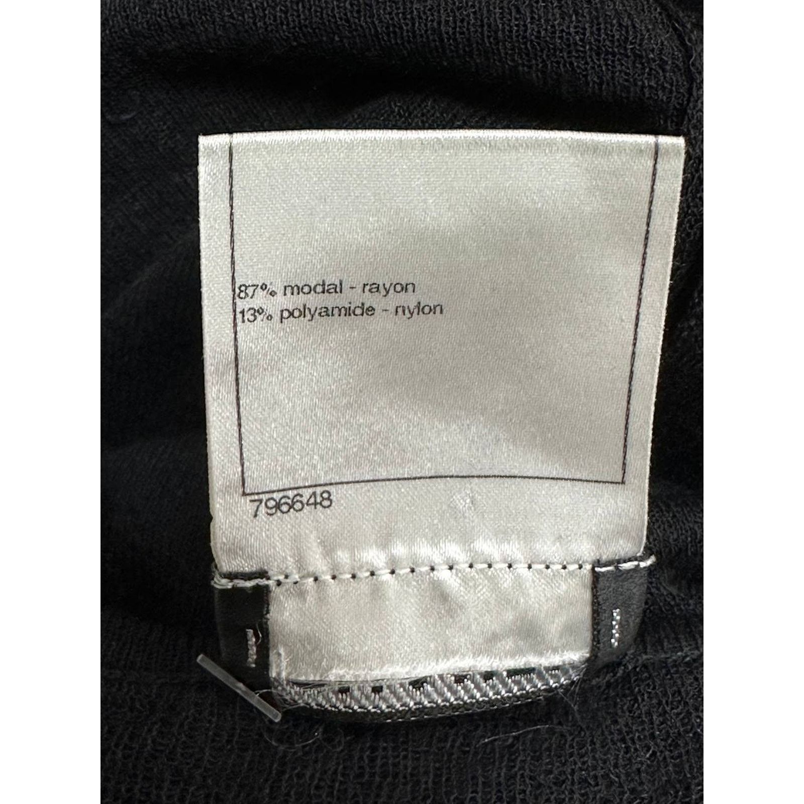 Chanel Chanel 2011 Black Viscone Top Sz.36 Size XS / US 0-2 / IT 36-38 - 8 Thumbnail