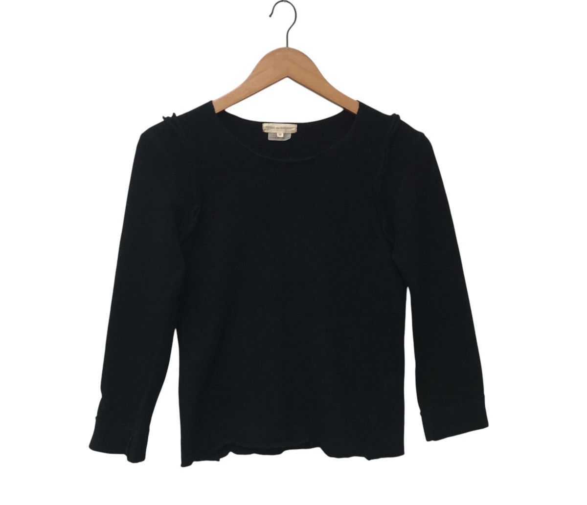 Comme des Garcons Comme des Garçons Women Mix Wool Cdg Longsleeve Shirt Size S / US 4 / IT 40 - 1 Thumbnail