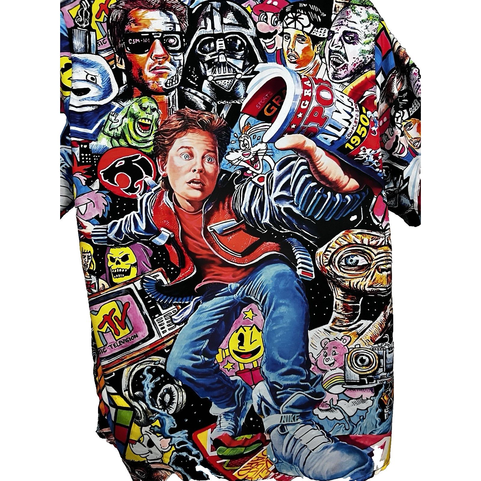 Other 80s Movies All Over Print Hawaiian Button Up Shirt Medium Size US M / EU 48-50 / 2 - 7 Thumbnail