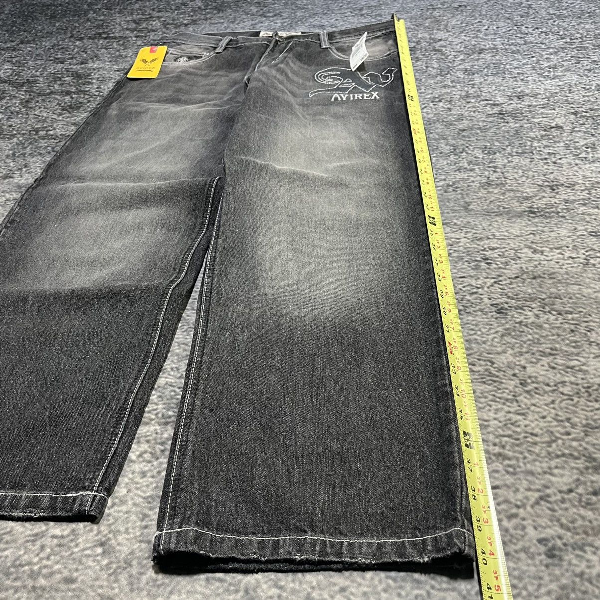 Avirex VINTAGE Y2K AVIREX BAGGY WIDE LEG GRUNGE SKATER JEANS NEW Size US 36 / EU 52 - 14 Thumbnail