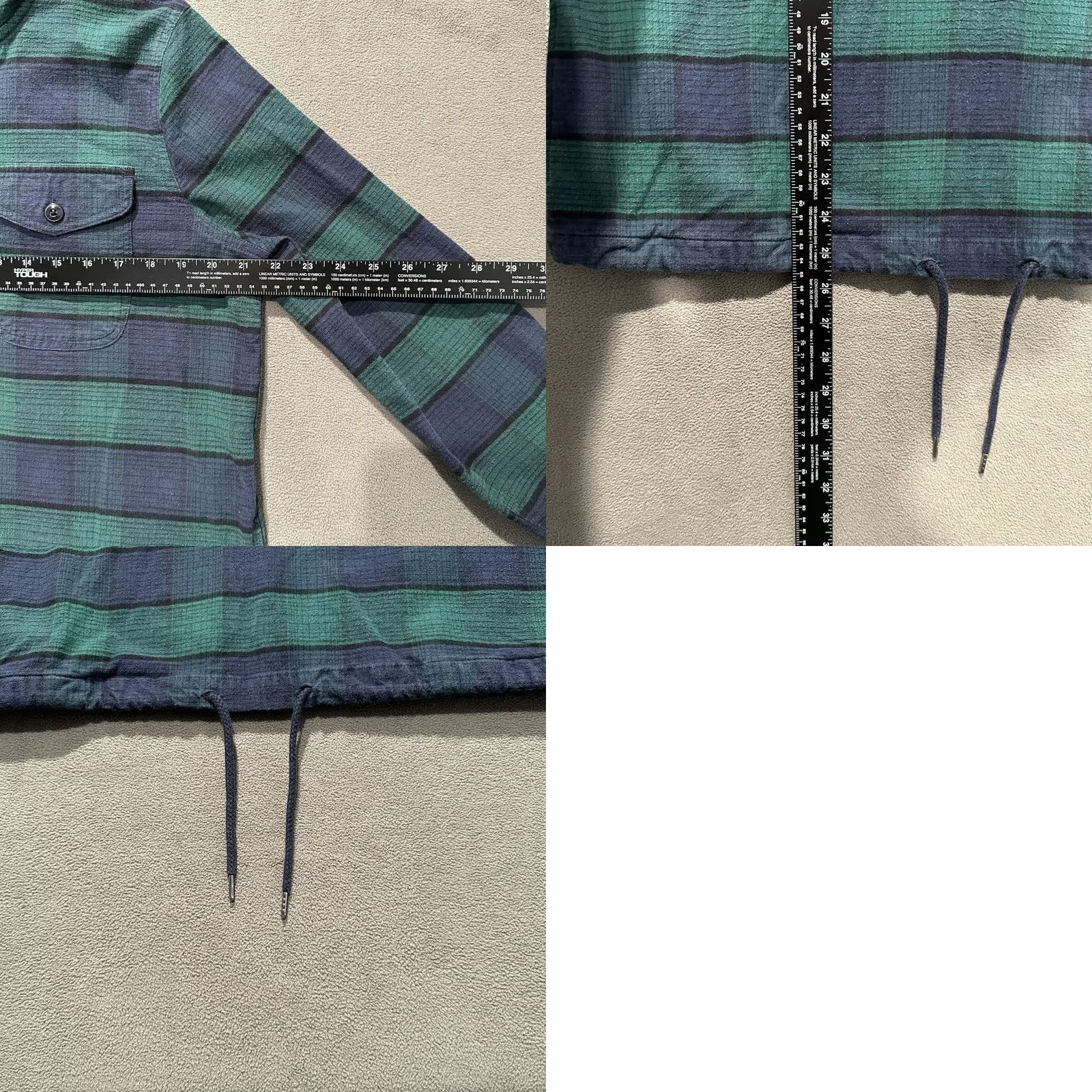 Vintage L.L. Bean Signature Shirt Women L Green Plaid Hoodie Classic Outdoor Archive Chamois 1958 Size L / US 10 / IT 46 - 9 Thumbnail