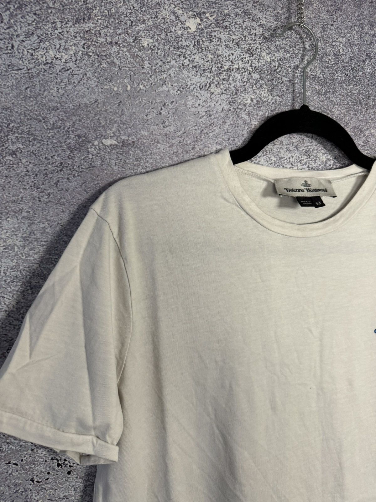 Vintage × Vivienne Westwood Vintage Vivienne Westwood Logos White Tee Oldmoney M size Size US M / EU 48-50 / 2 - 7 Thumbnail