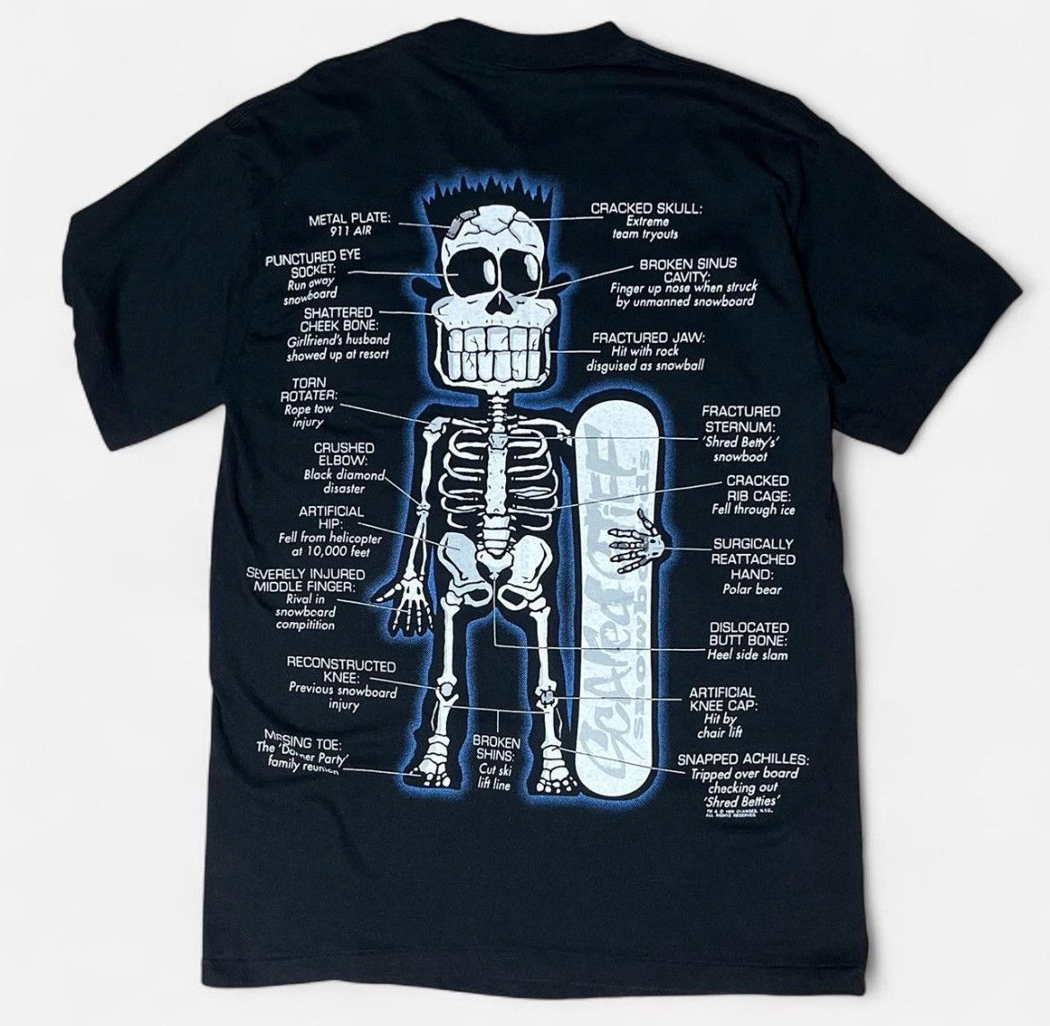 Anvil Single Stitch Snowboarding Tee Size US L / EU 52-54 / 3 - 2 Thumbnail