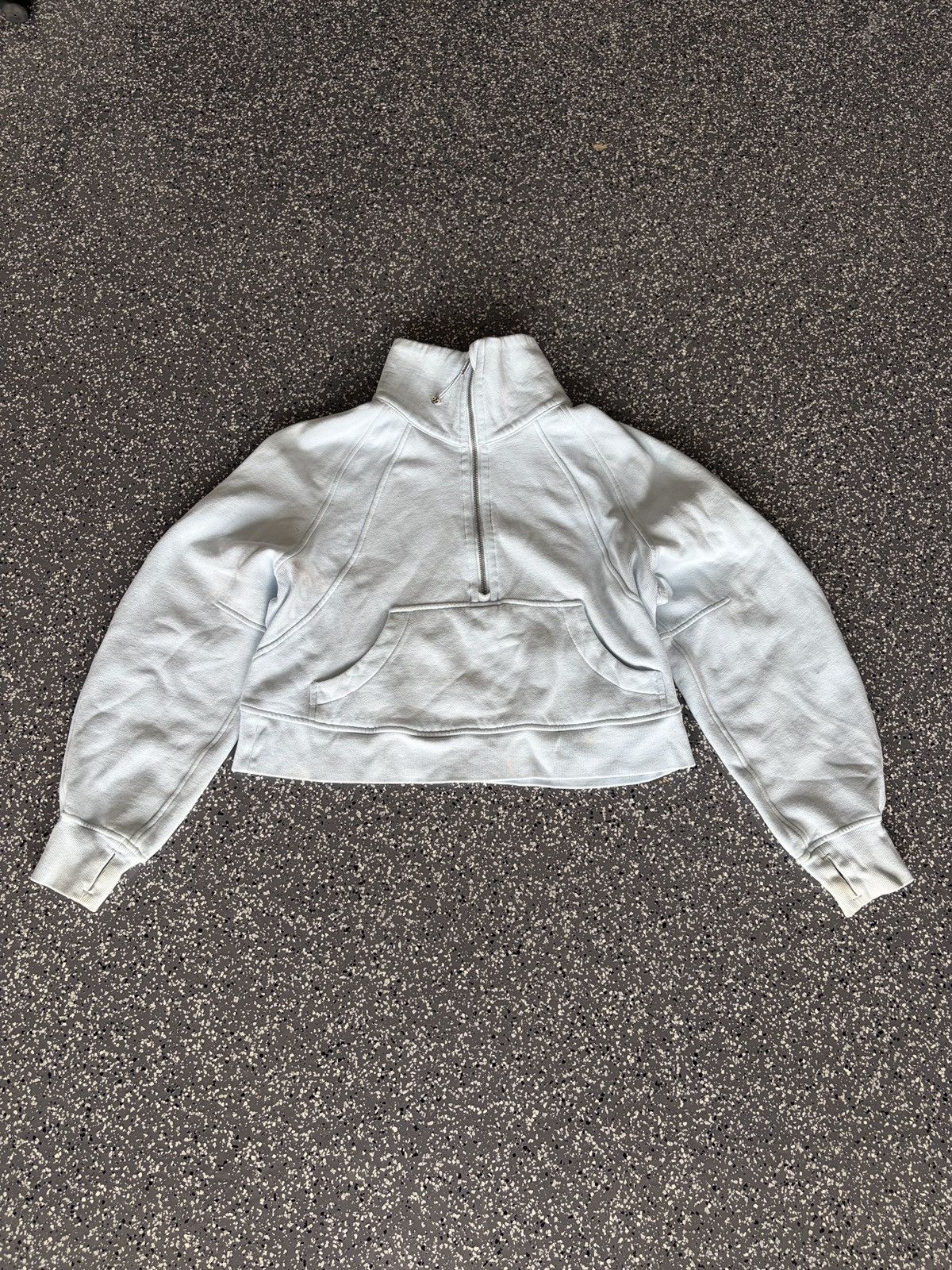 Lululemon Lululemon Scuba Oversized Half Zip Pastel Blue XS/S Size US S / EU 44-46 / 1 - 2 Thumbnail
