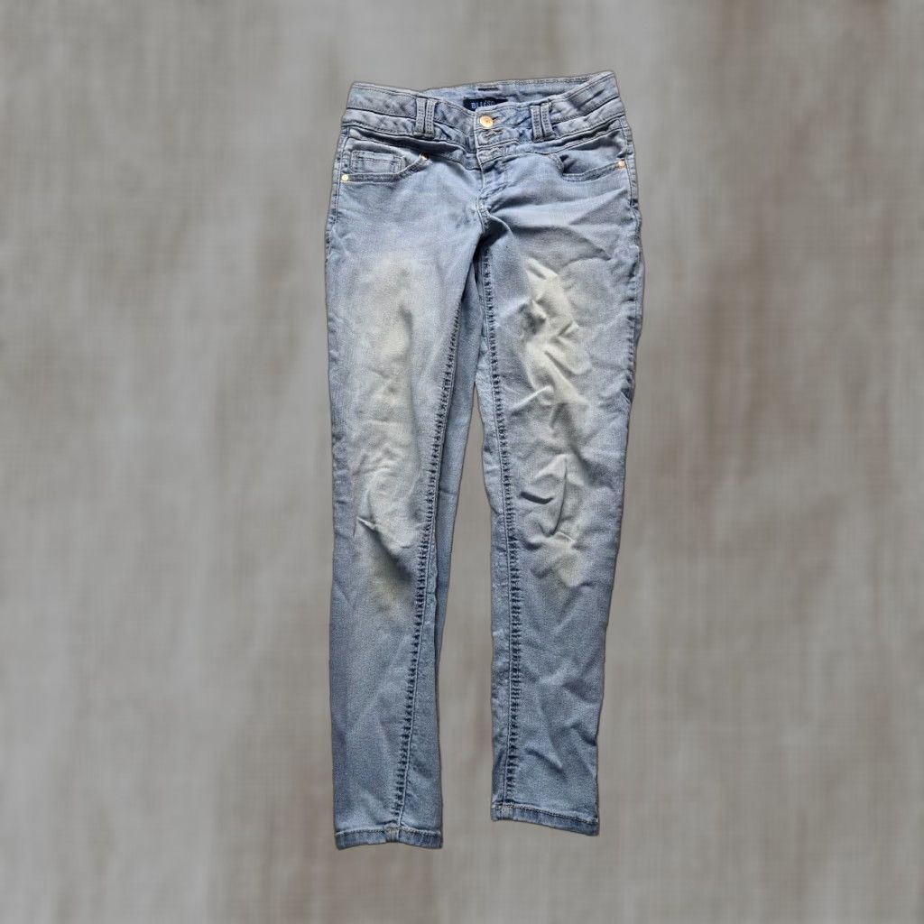 Denime Blue Spice Women's Skinny Denim Jeans Light Wash Size 5 Slim Fit 5-Pocket Pants Size 27" / US 4 / IT 40 - 1 Thumbnail