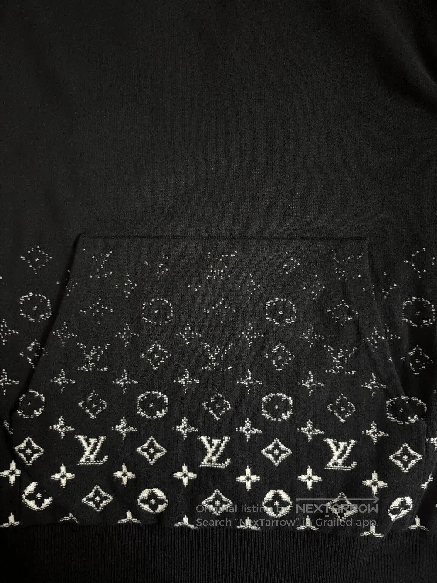 Louis Vuitton black and white gradient hoodie sweatshirt. Size US L / EU 52-54 / 3 - 5 Thumbnail