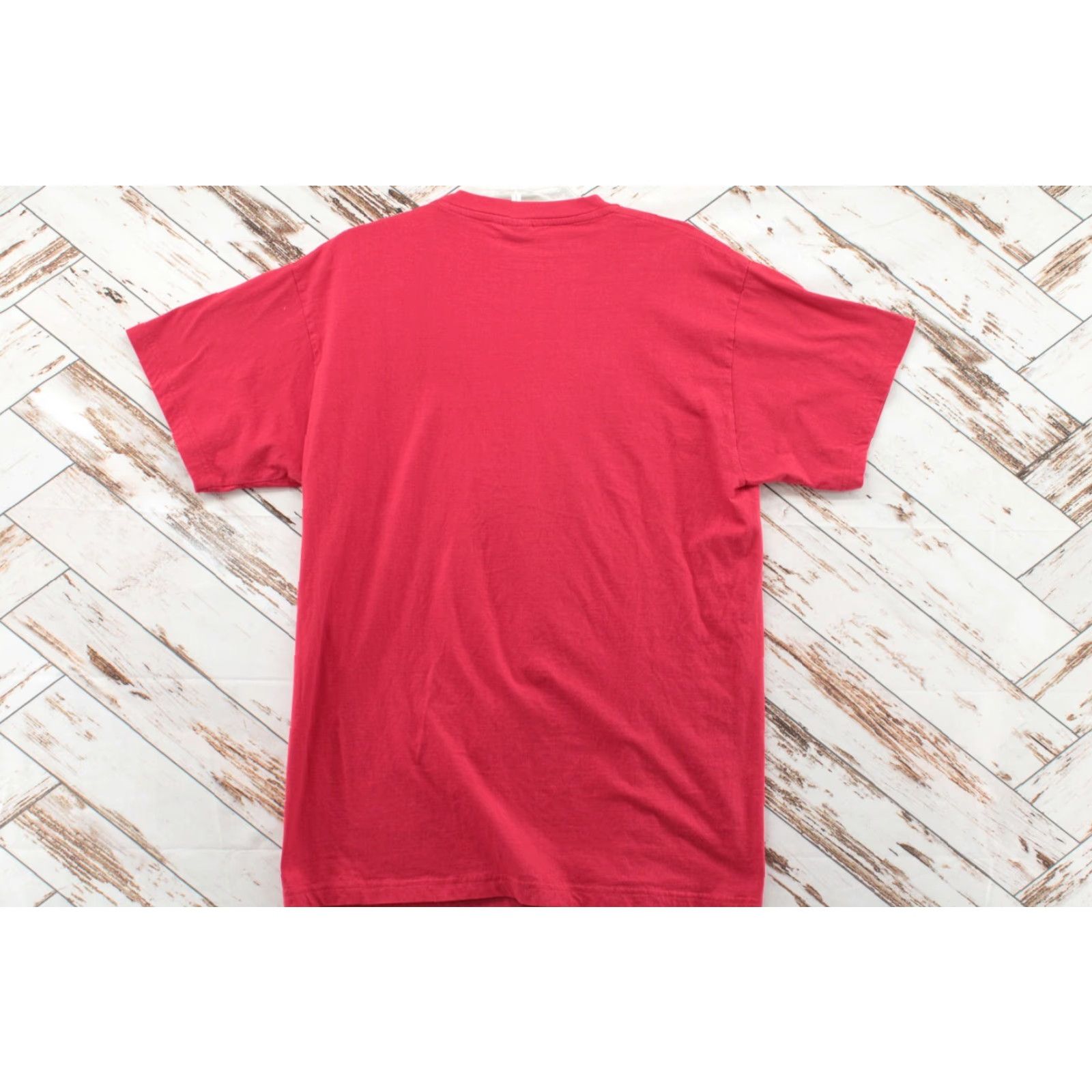 Vintage Links T-shirt Adult XXL Red 100% Cotton Spain Running Of The Bulls Size US XXL / EU 58 / 5 - 2 Thumbnail