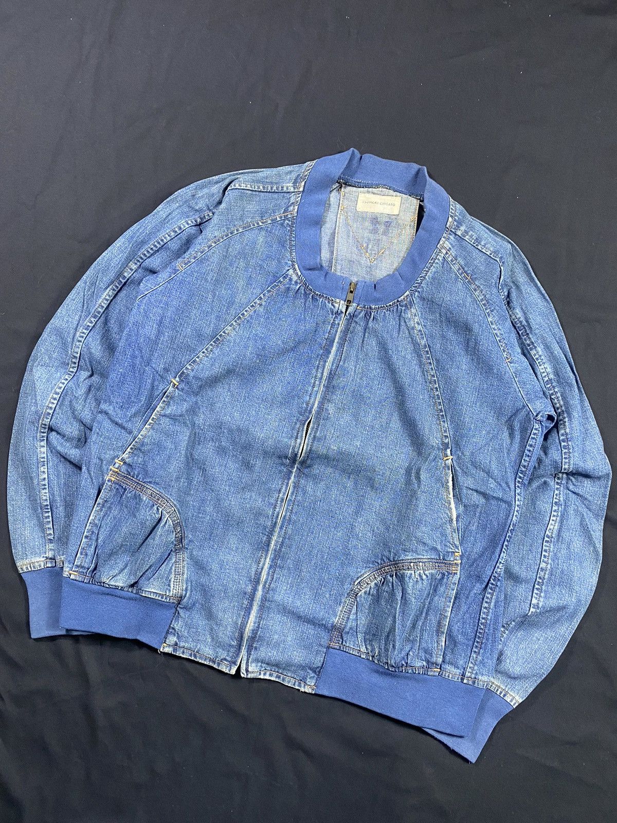 Tsumori Chisato japanese Tsumori cisato zip jacket denim Size US M / EU 48-50 / 2 - 3 Thumbnail