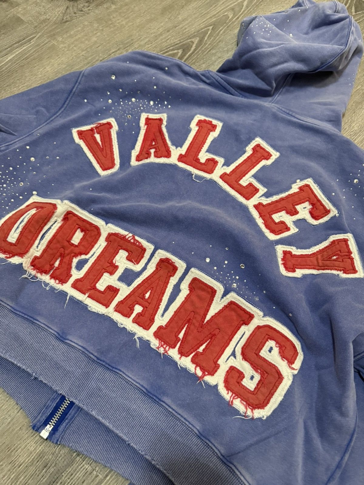 Vale Vale Sea Cluster Zip Up Hoodie Blue Size Medium Size US M / EU 48-50 / 2 - 7 Thumbnail
