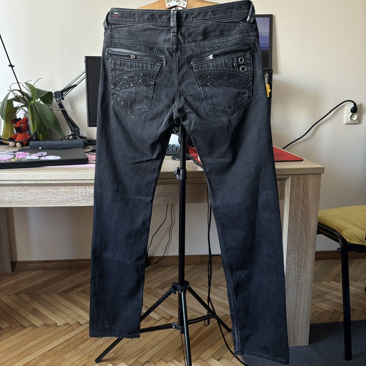 Diesel Vintage Y2K Diesel Italy Jeans Hedi Slimane Style Size US 34 / EU 50 - 2 Thumbnail