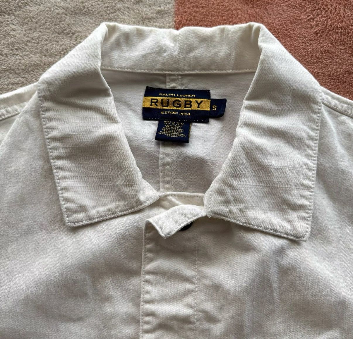Polo Ralph Lauren RL Ralph Lauren Polo Rugby White Work Jacket K22 Size US S / EU 44-46 / 1 - 2 Thumbnail