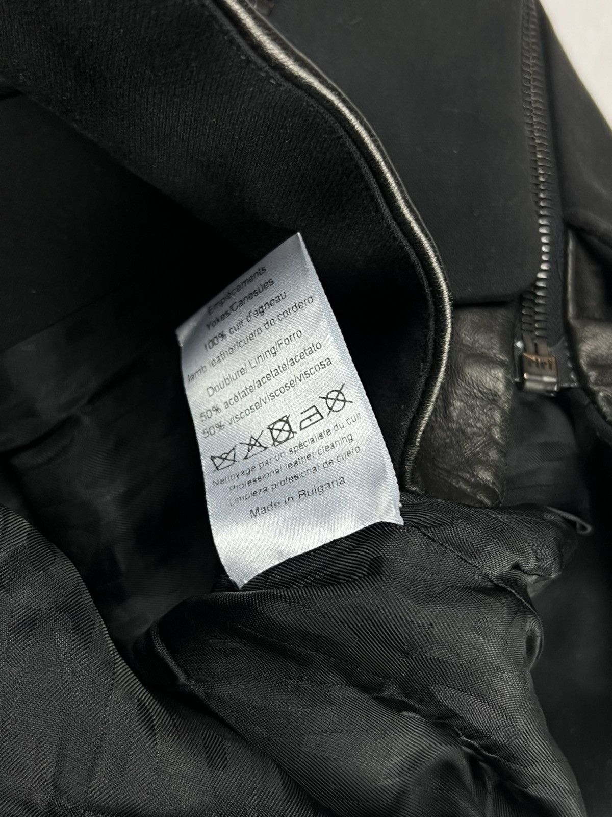 Japanese Brand × Sandro × Vintage Luxury Classic Sandro Italy Leather Y2k Avant Garde Sk8 LGB Size S / US 4 / IT 40 - 10 Thumbnail