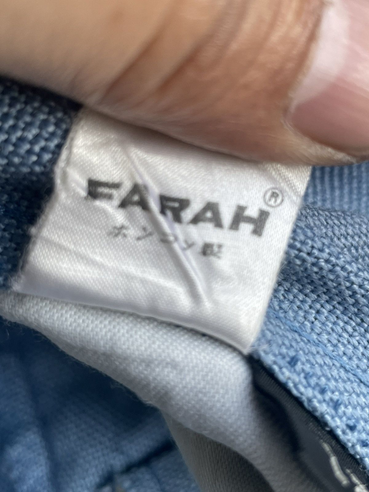 Farah Vintage 60’s Farah Mod Hopsack Kick Trouser Size US 31 - 15 Thumbnail