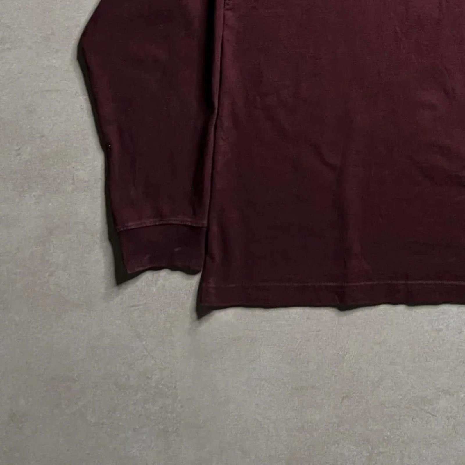 Carhartt Vintage Carhartt Burgundy Long Sleeve T-Shirt - L Size US L / EU 52-54 / 3 - 7 Thumbnail