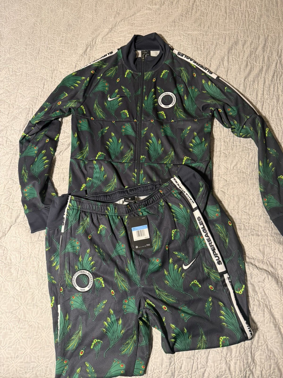 Nike Nike Nigeria Tracksuit Size US M / EU 48-50 / 2 - 1 Thumbnail