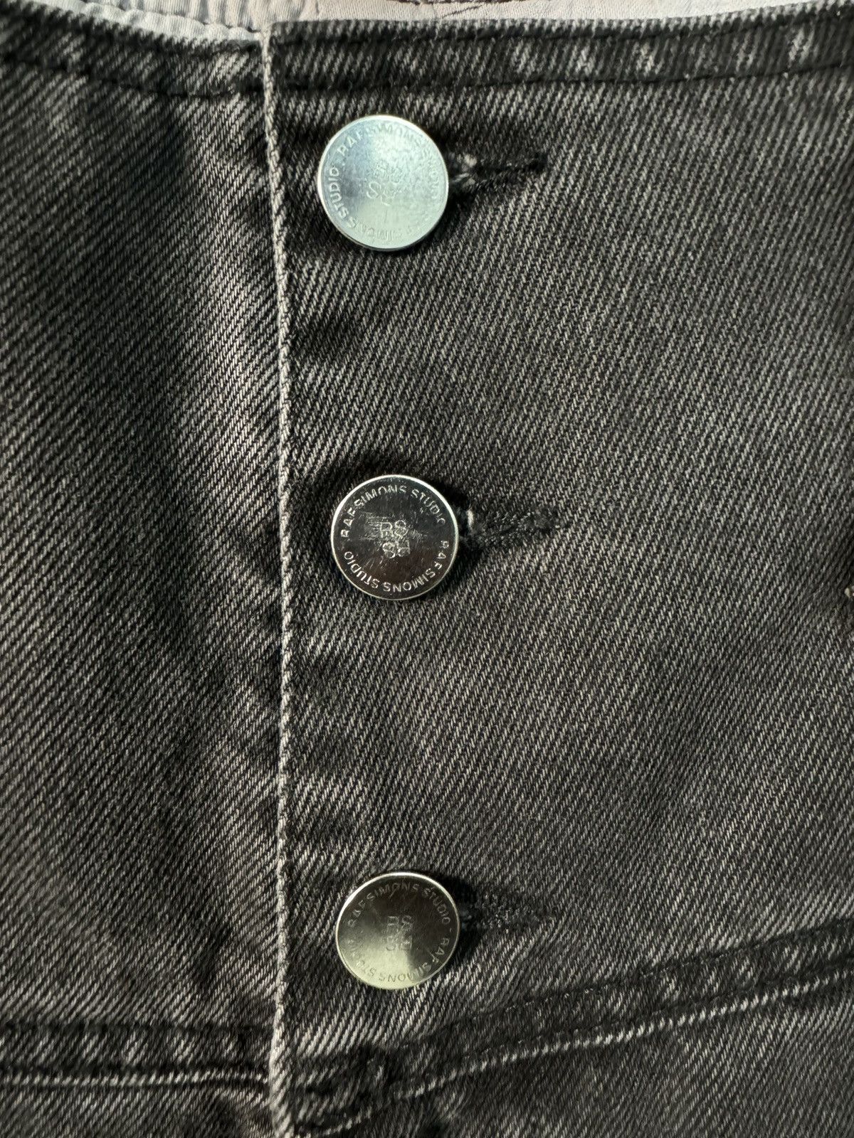 Raf Simons Raf Simons Redux Waves AW04 Oversized Denim Waves Size US 36 / EU 52 - 3 Thumbnail