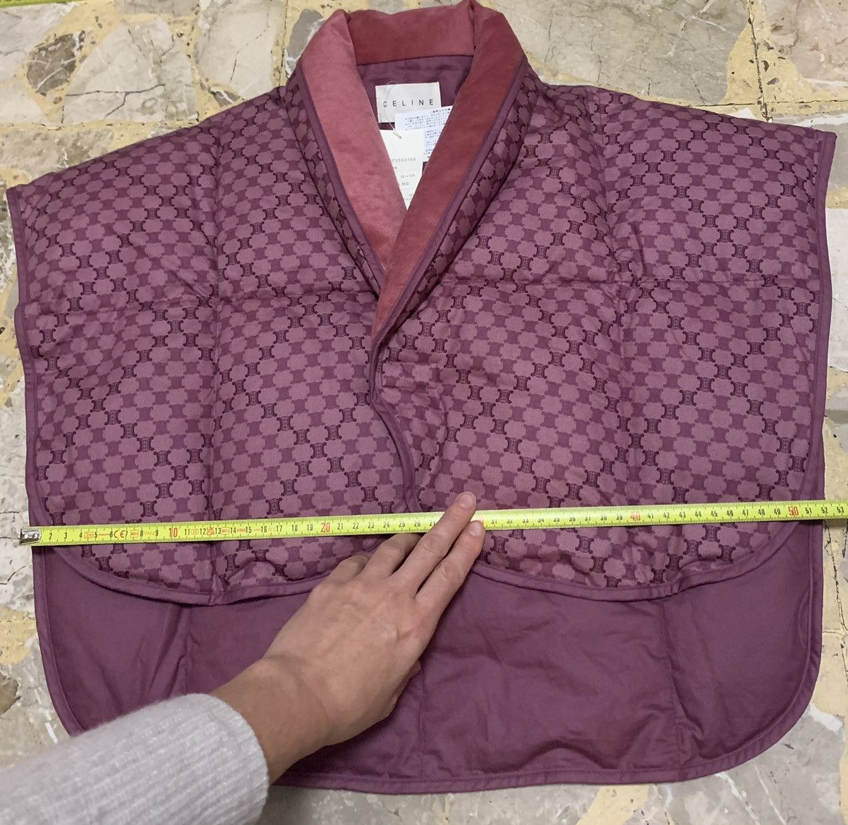 Celine Japanese Down Vest – Celine-style Horsebit Pattern Size M / US 6-8 / IT 42-44 - 4 Thumbnail