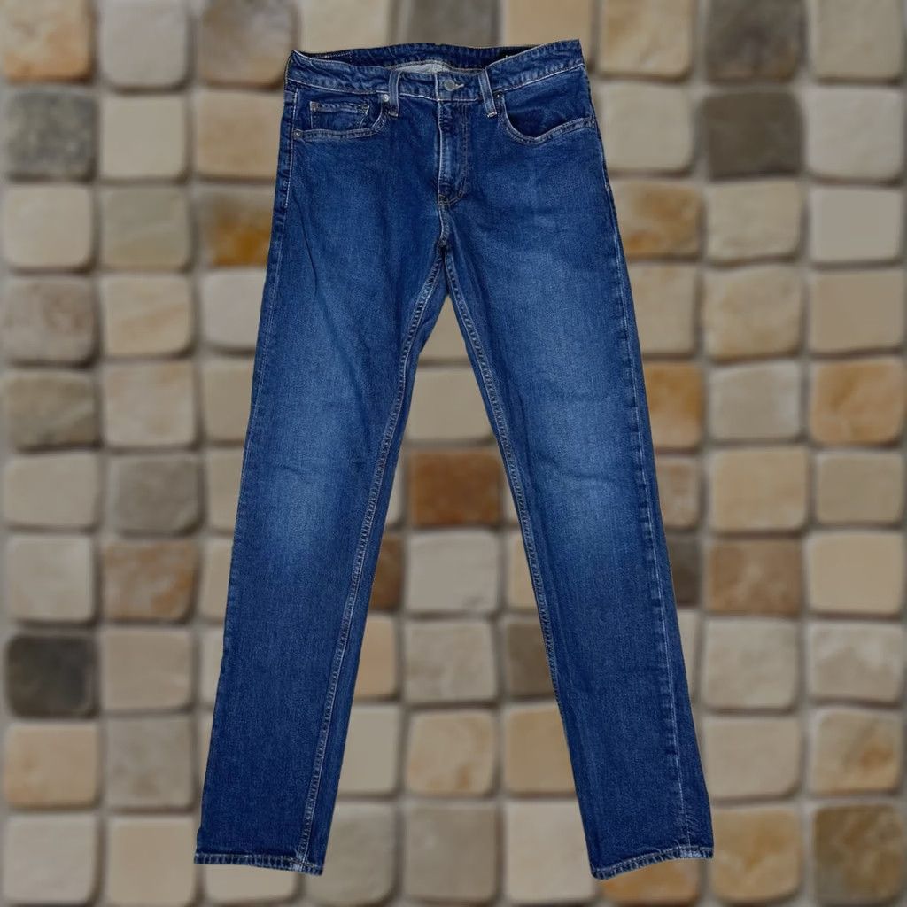Bonobos Bonobos Skinny Jeans Mens 32 Blue Cotton Stretch Tailored Fit Mid Rise 30x33 Size US 30 / EU 46 - 1 Thumbnail