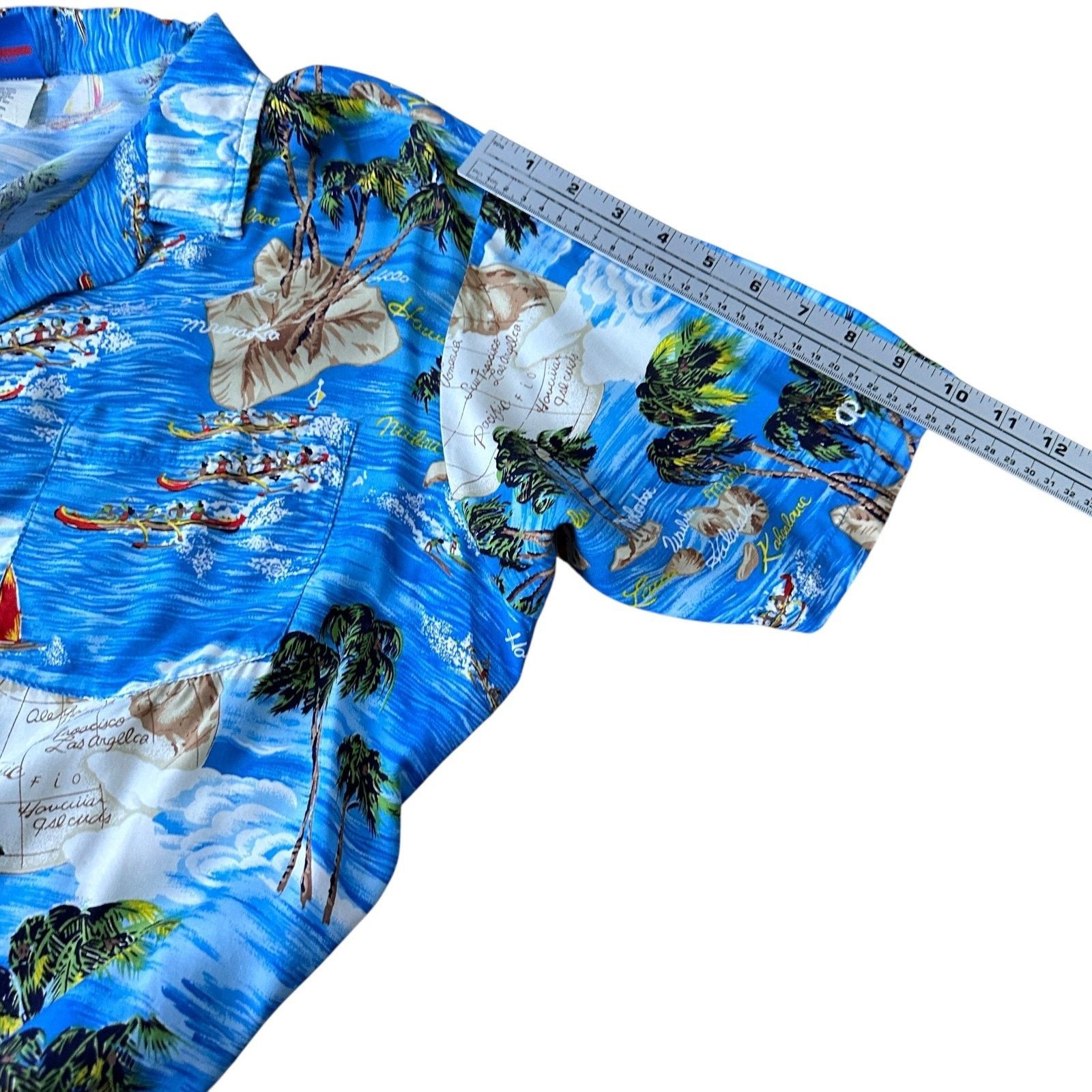 Ocean Pacific Vintage Ocean Pacific Hawaiian Shirt Men’s Large Blue Beach Size US L / EU 52-54 / 3 - 10 Thumbnail