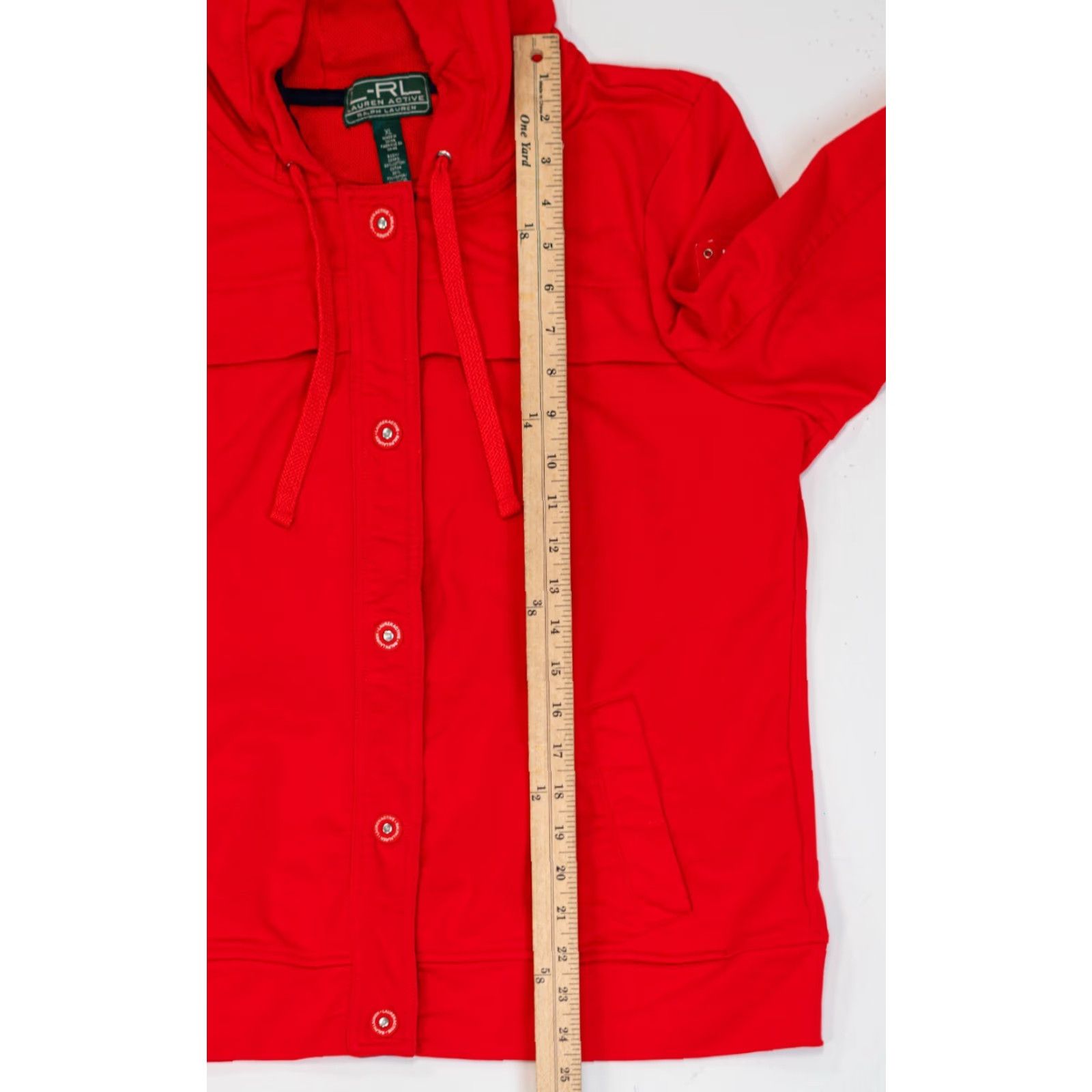 Vintage VINTAGE Active Ralph Lauren Women's Jacket XL Red Yacht Club Hooded Pockets Preppy Size XL / US 12-14 / IT 48-50 - 7 Thumbnail