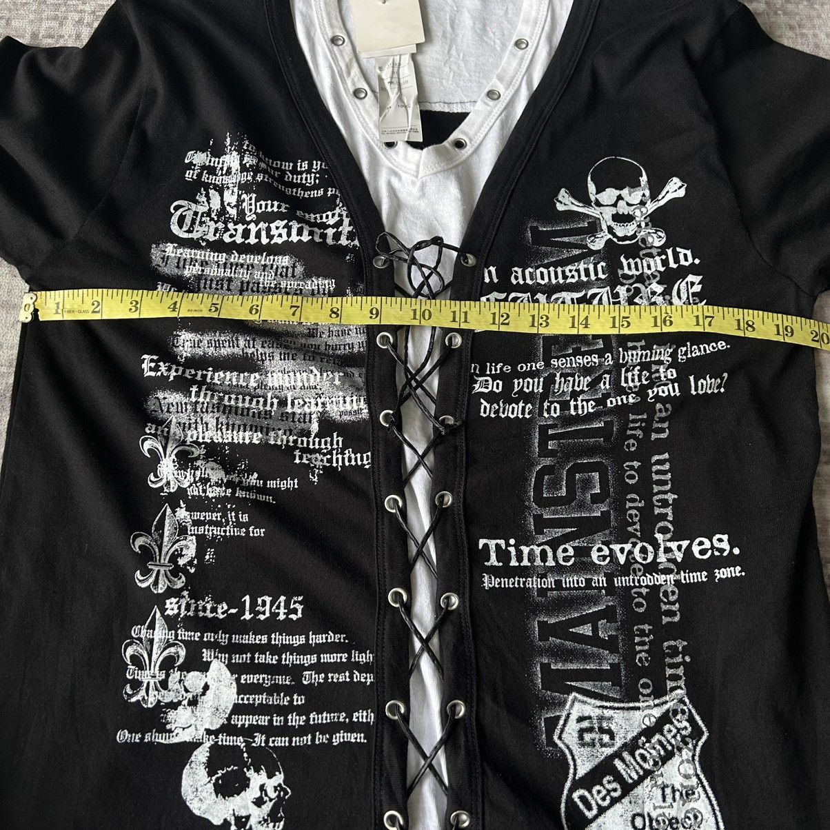 Japanese Brand Y2K Beaumont Lace Long Sleeve Size US L / EU 52-54 / 3 - 13 Thumbnail