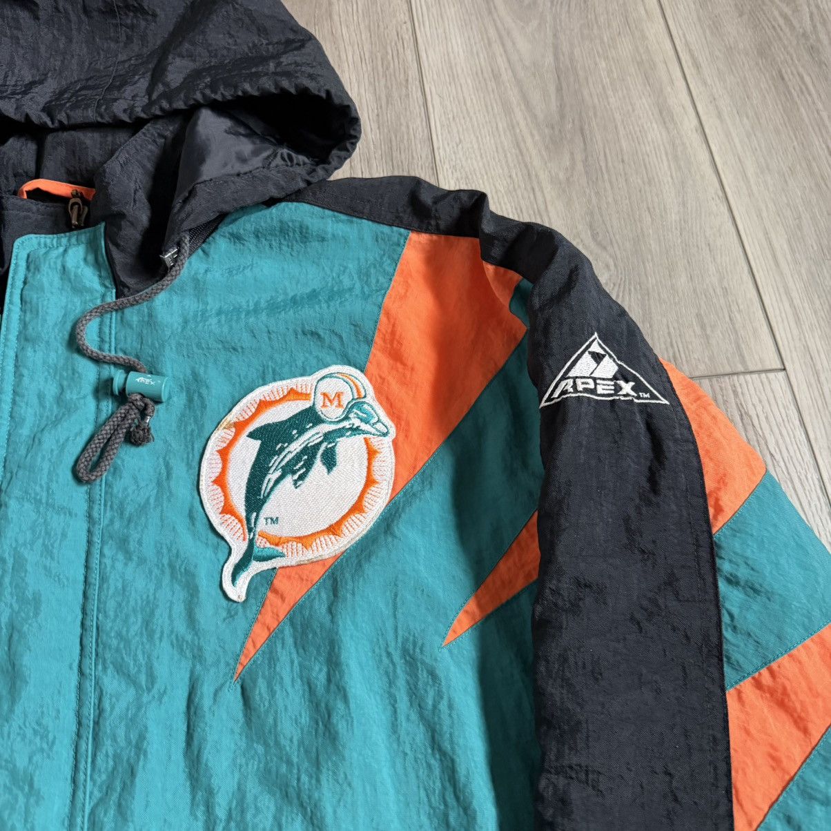 NFL VINTAGE 90s MIAMI DOLPHINS APEX JACKET Size US M / EU 48-50 / 2 - 3 Thumbnail
