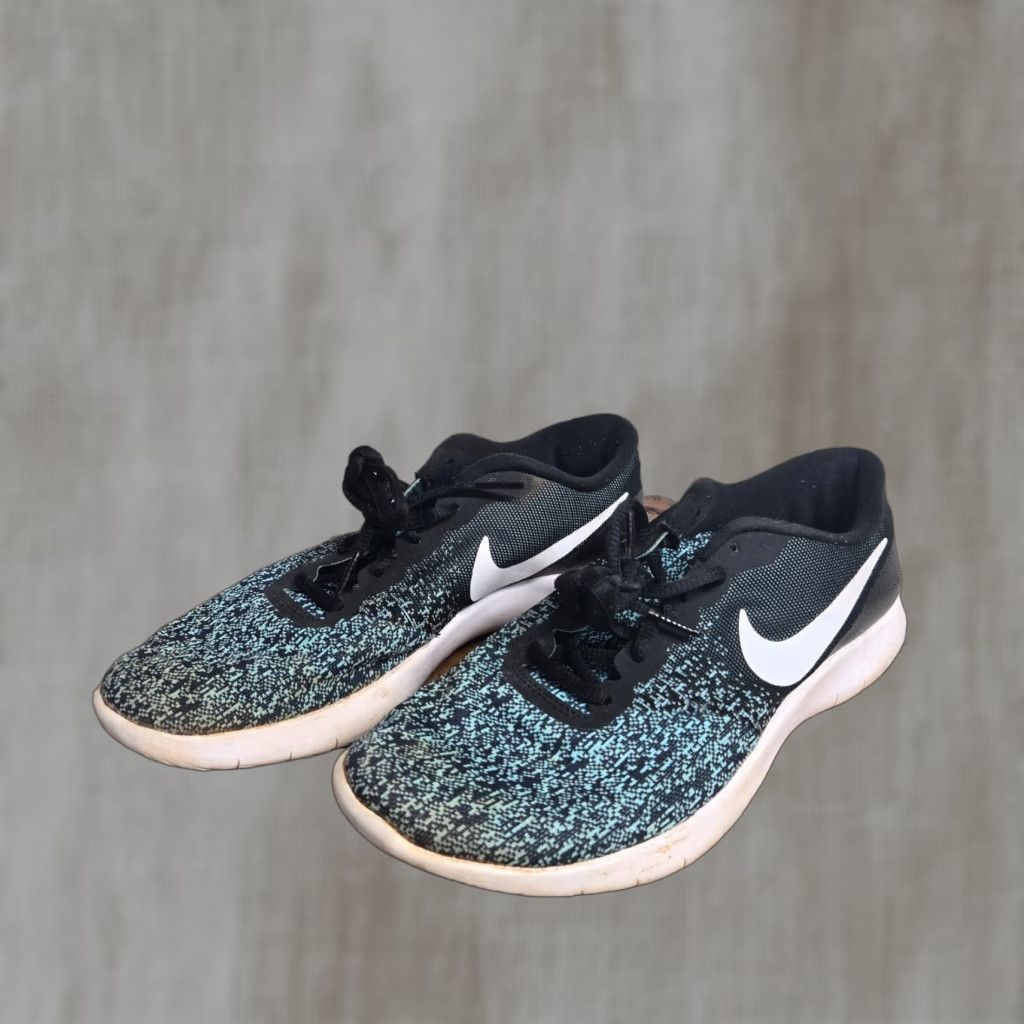 Nike Nike Flex Contact Running Shoes Women's Black 9 Low Top Lace Up Adult Shoes 908995-004 Size M / US 6-8 / IT 42-44 - 1 Thumbnail