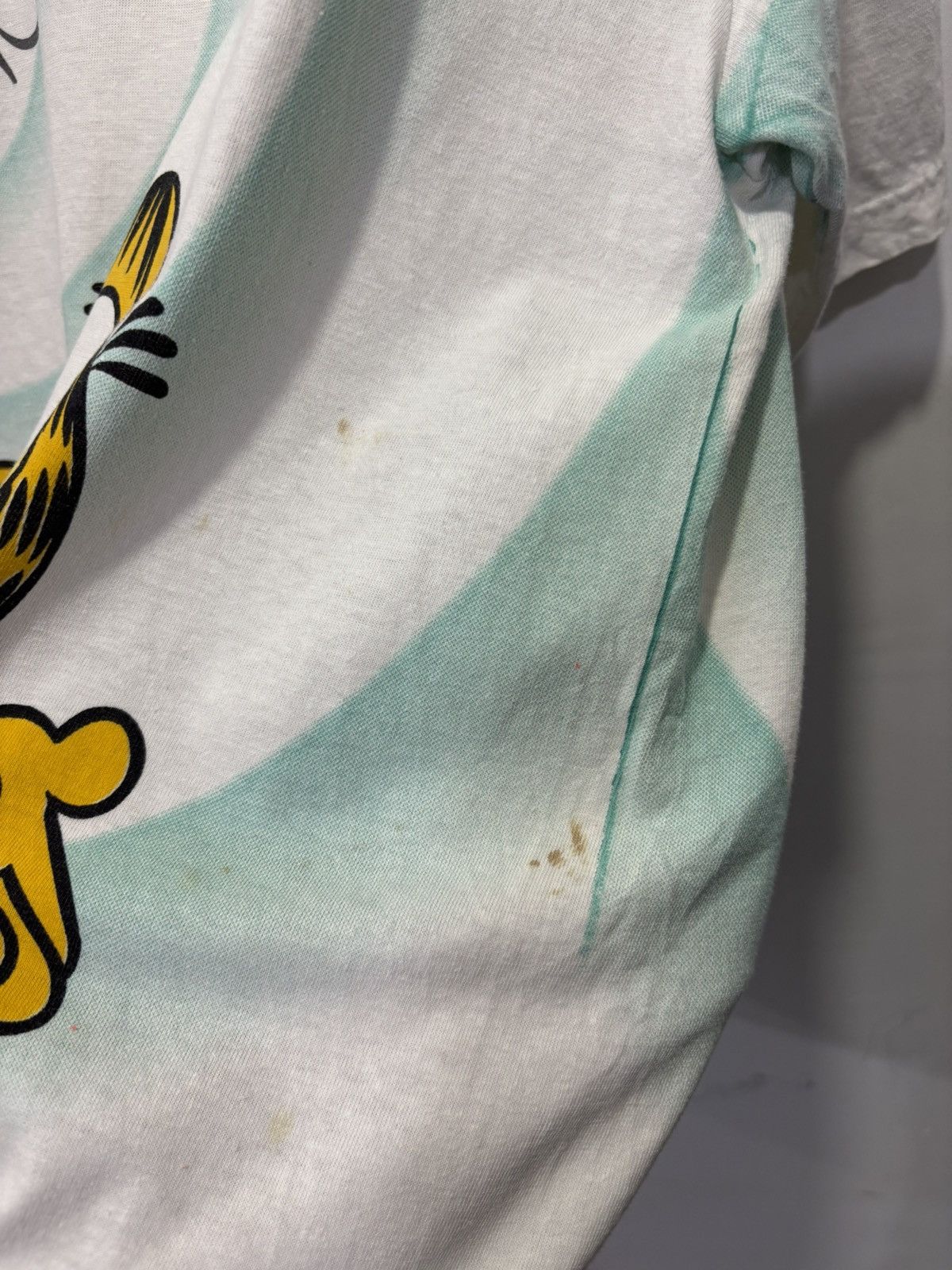 Cartoon Network Vintage Overprint Garfield Bulleyes Tshirt Size US XL / EU 56 / 4 - 7 Thumbnail