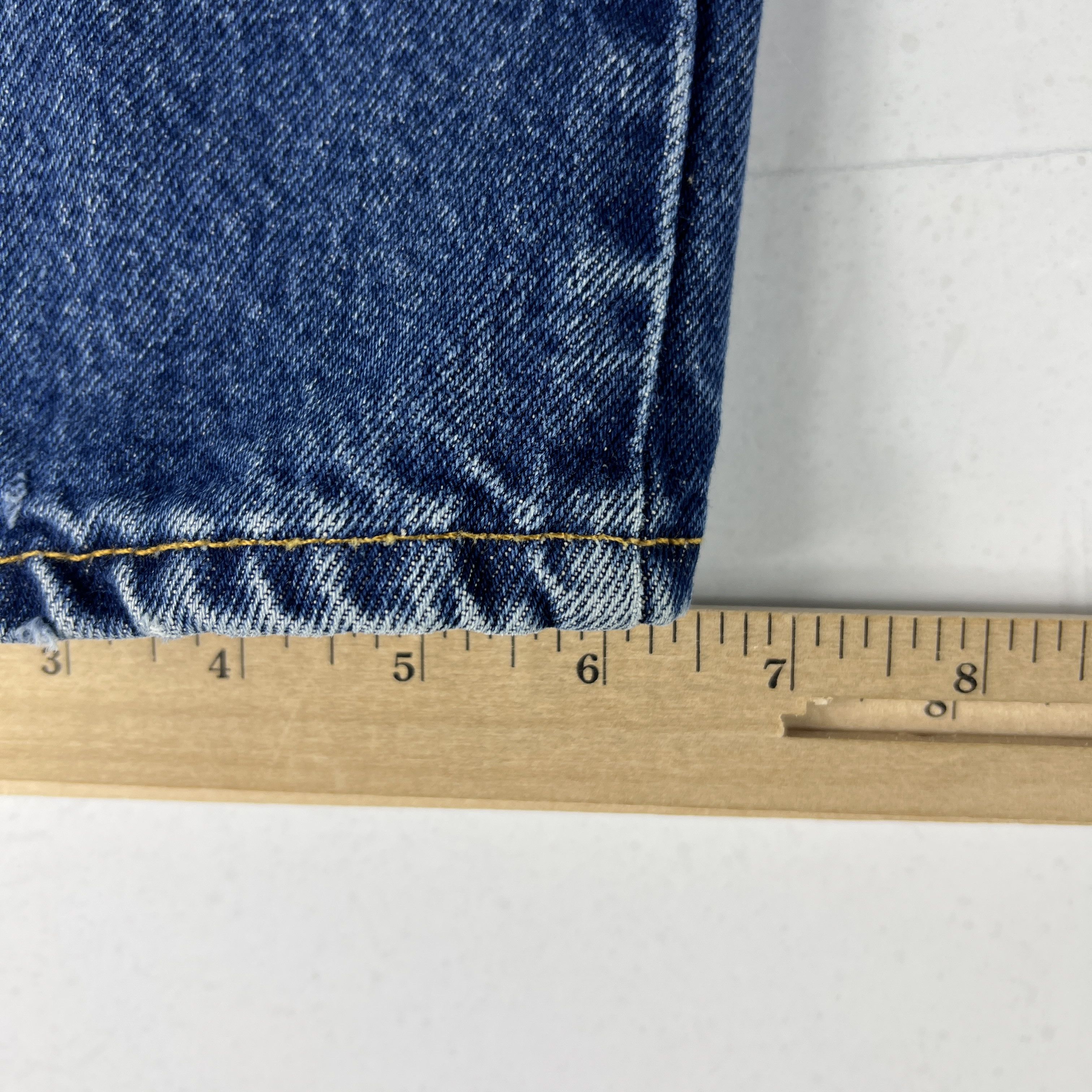 Levi's × Vintage VTG 80s Levi's Jeans 505 Straight Blue Faded Cotton Denim Size US 32 / EU 48 - 16 Thumbnail