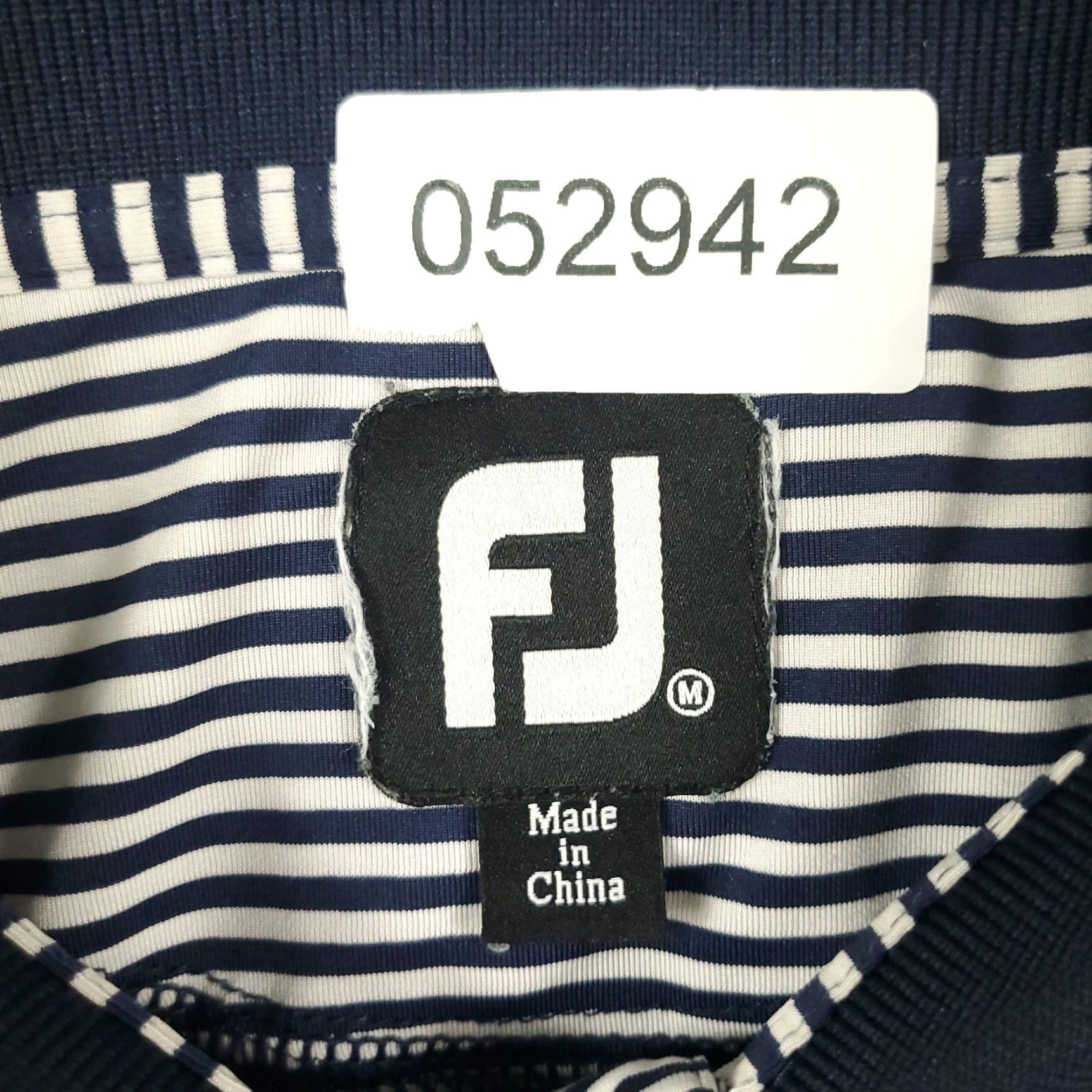 Footjoy FJ Polo Shirt Mens M Blue White Striped Short Sleeve Polo Shirt Men Blue White Striped Golf Casual Short Sleeve FJ Size US M / EU 48-50 / 2 - 6 Thumbnail