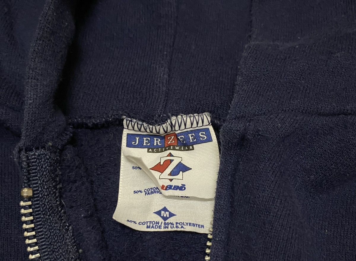 Vintage Vintage Brand Jerzees Plain Zipper Hoodie 1990s Size US M / EU 48-50 / 2 - 8 Thumbnail