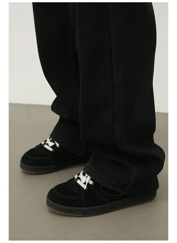 Japanese Brand Masuda x Miho Washed Vintage Loose Straight Black Jeans Size US 32 / EU 48 - 6 Thumbnail
