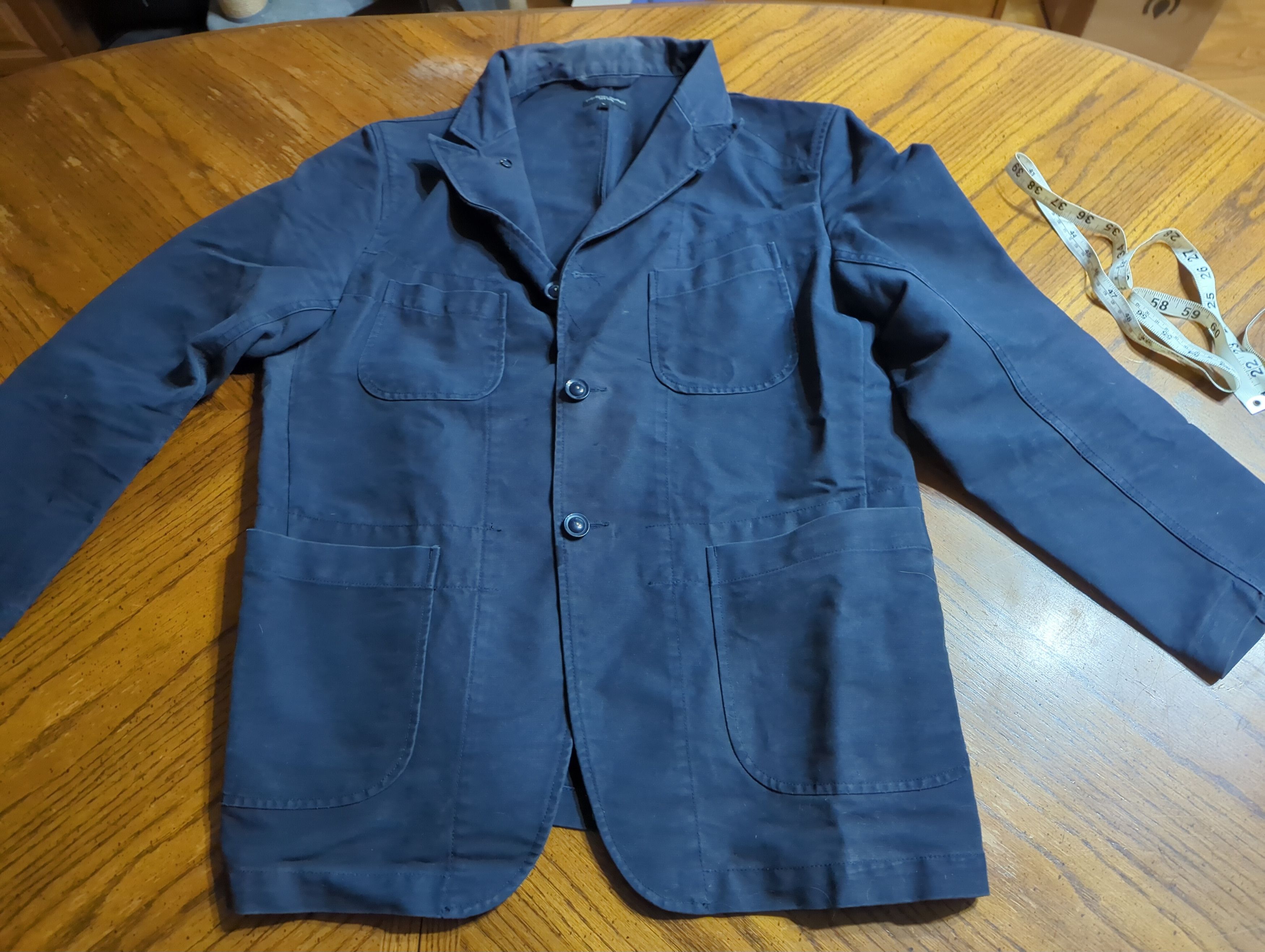 Engineered Garments Engineered Garments Bedford Jacket Navy Canvas Size US L / EU 52-54 / 3 - 1 Thumbnail