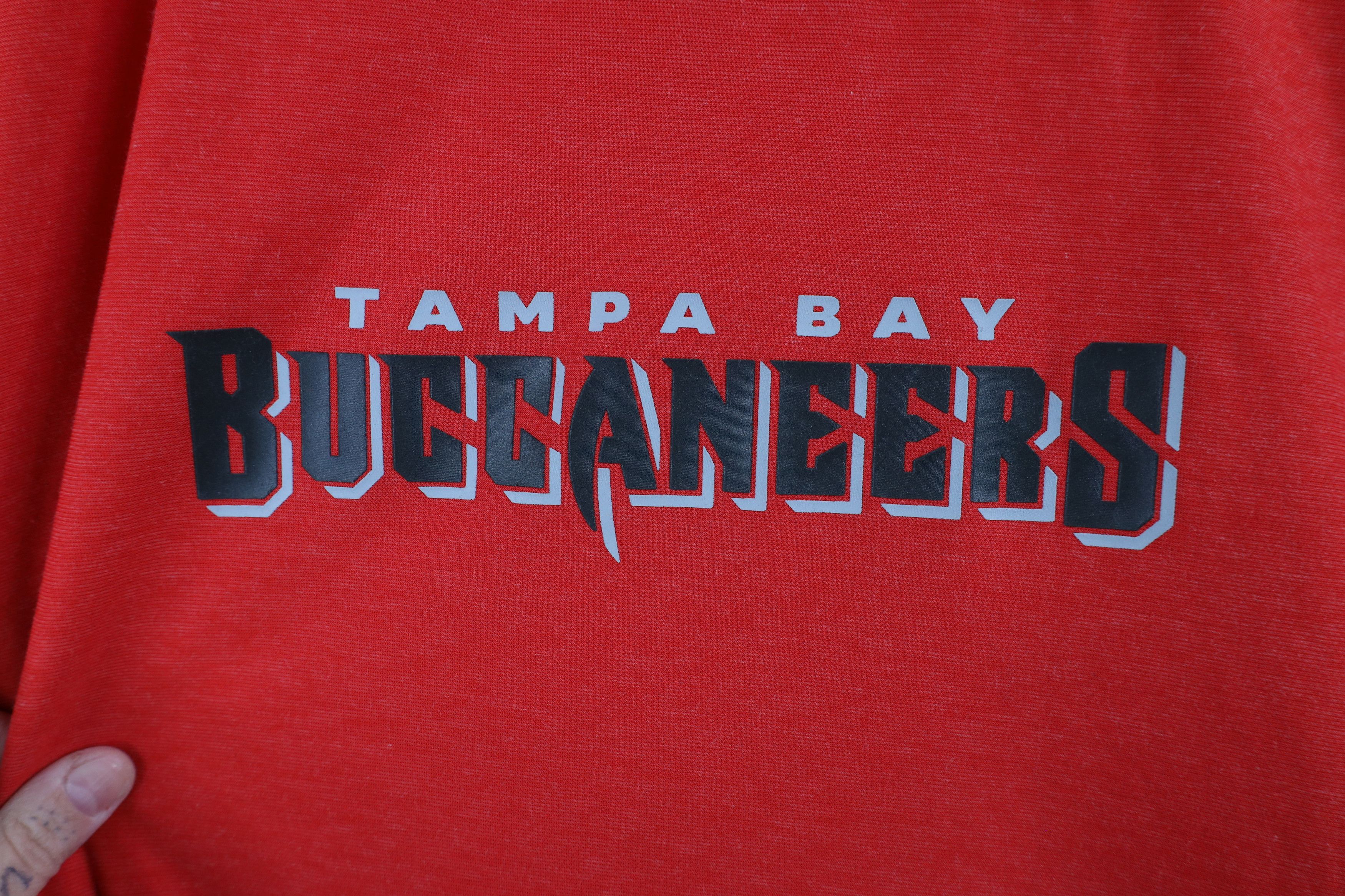 Nike × Vintage Nike On Field Buccaneers Football Long Sleeve T-Shirt Red Size US XXL / EU 58 / 5 - 5 Thumbnail