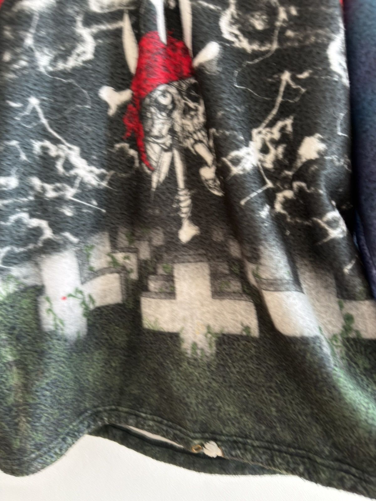 Metallica *RARE* POLAR FLEECE HOODIE METALLICA USA FLAG 1993 90s ROAM Size US XL / EU 56 / 4 - 8 Thumbnail