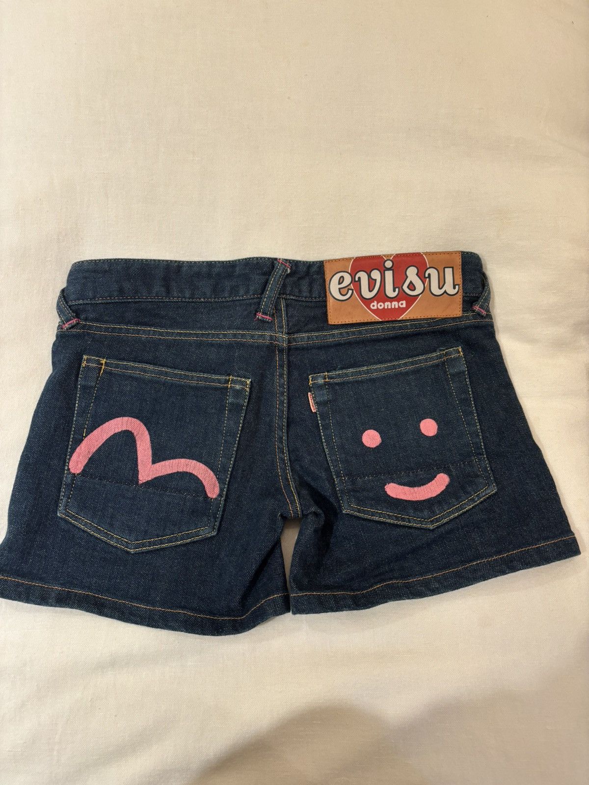 Evisu Evisu Denim Shorts Size 28" / US 6 / IT 42 - 1 Thumbnail