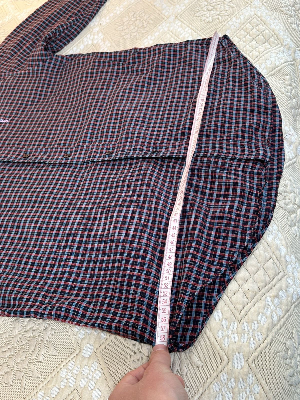 Yves Saint Laurent 🔥 Yves Saint Laurent Pour Homme Button Up Cotton Shirt Check Size US M / EU 48-50 / 2 - 7 Thumbnail