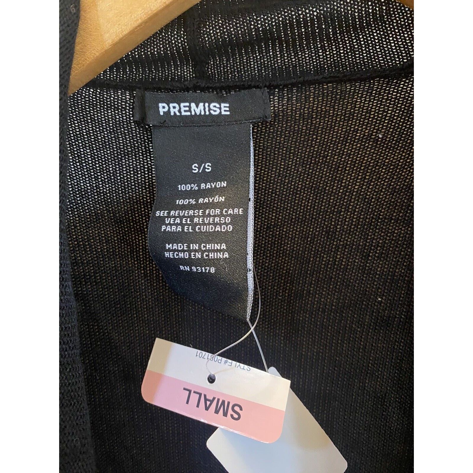 Other NWT Premise Black Cardigan Sweater Women’s Small Size S / US 4 / IT 40 - 2 Thumbnail