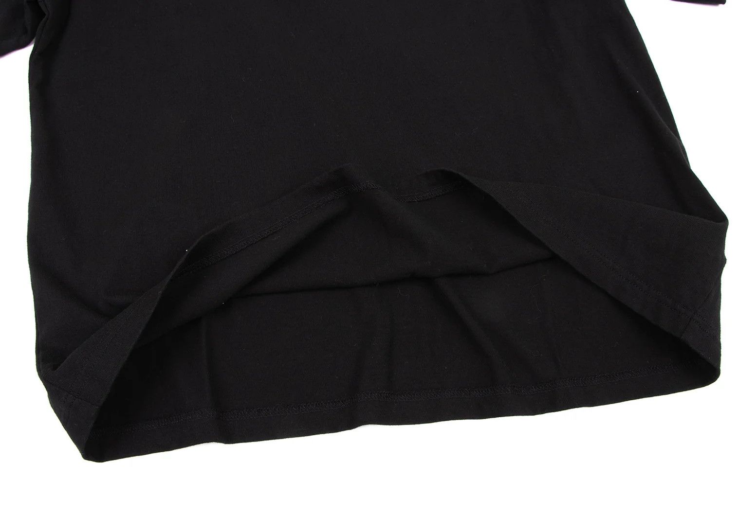 Yohji Yamamoto Tape-Decorated T-Shirt in Black, Size 2 Size US M / EU 48-50 / 2 - 9 Thumbnail