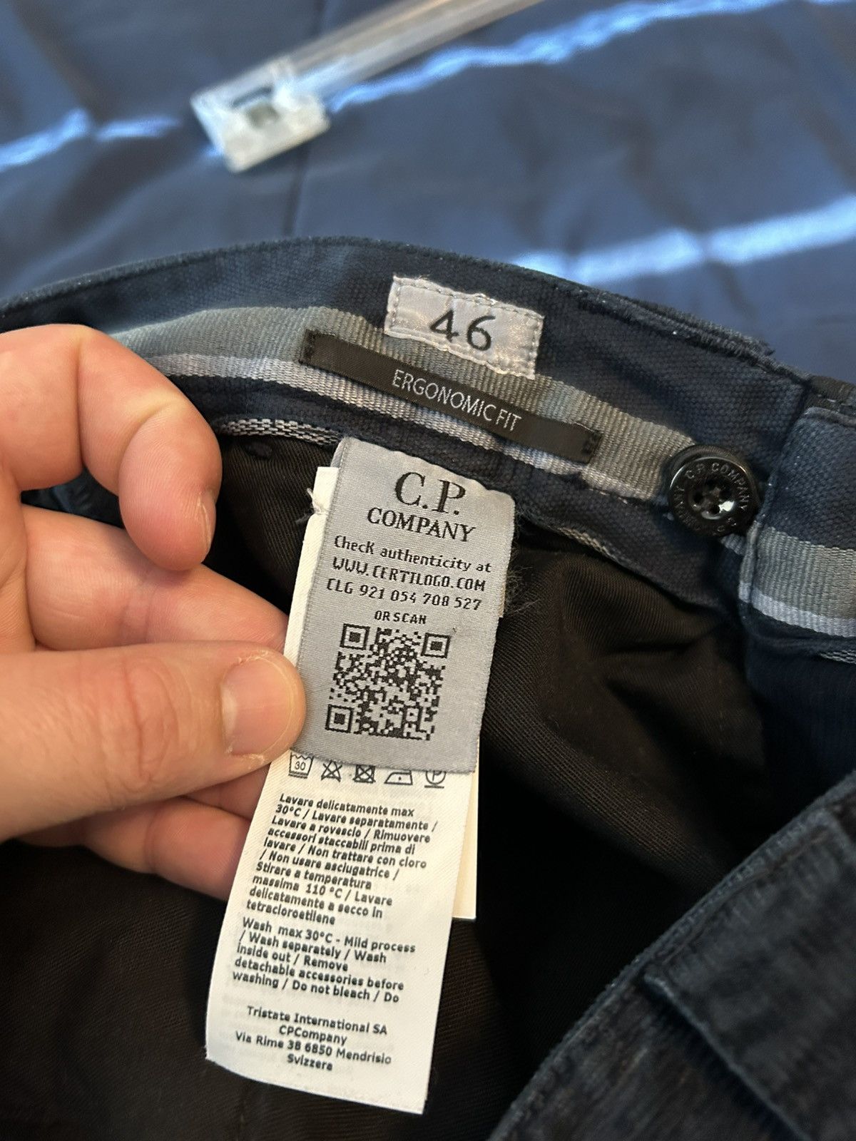 C.P. Company Corduroy Navy Cargos Size US 32 / EU 48 - 6 Thumbnail