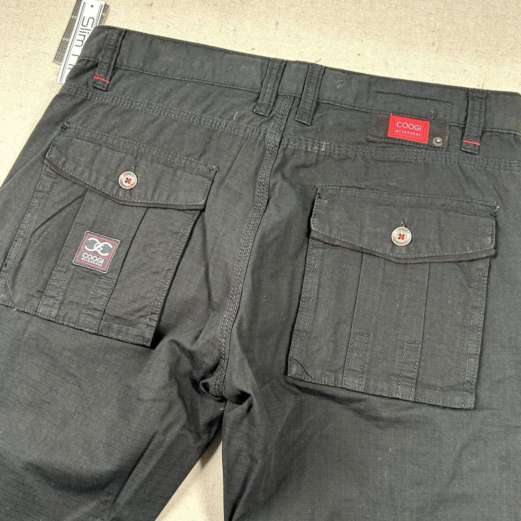 Coogi VINTAGE COOGI Pants Mens 34x34 Cargo Rip Stop Utility Embroidered Patches Black Hip Hop Pants Mens Cargo Hip Hop Embroidered Patches Black 34x34 Size US 34 / EU 50 - 5 Thumbnail